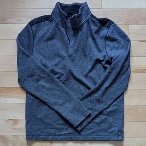 Michael Kors Charcoal Zip-Up Sweater